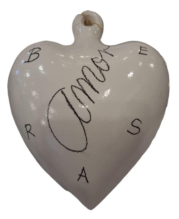 Corazón Chico Amor Blanco